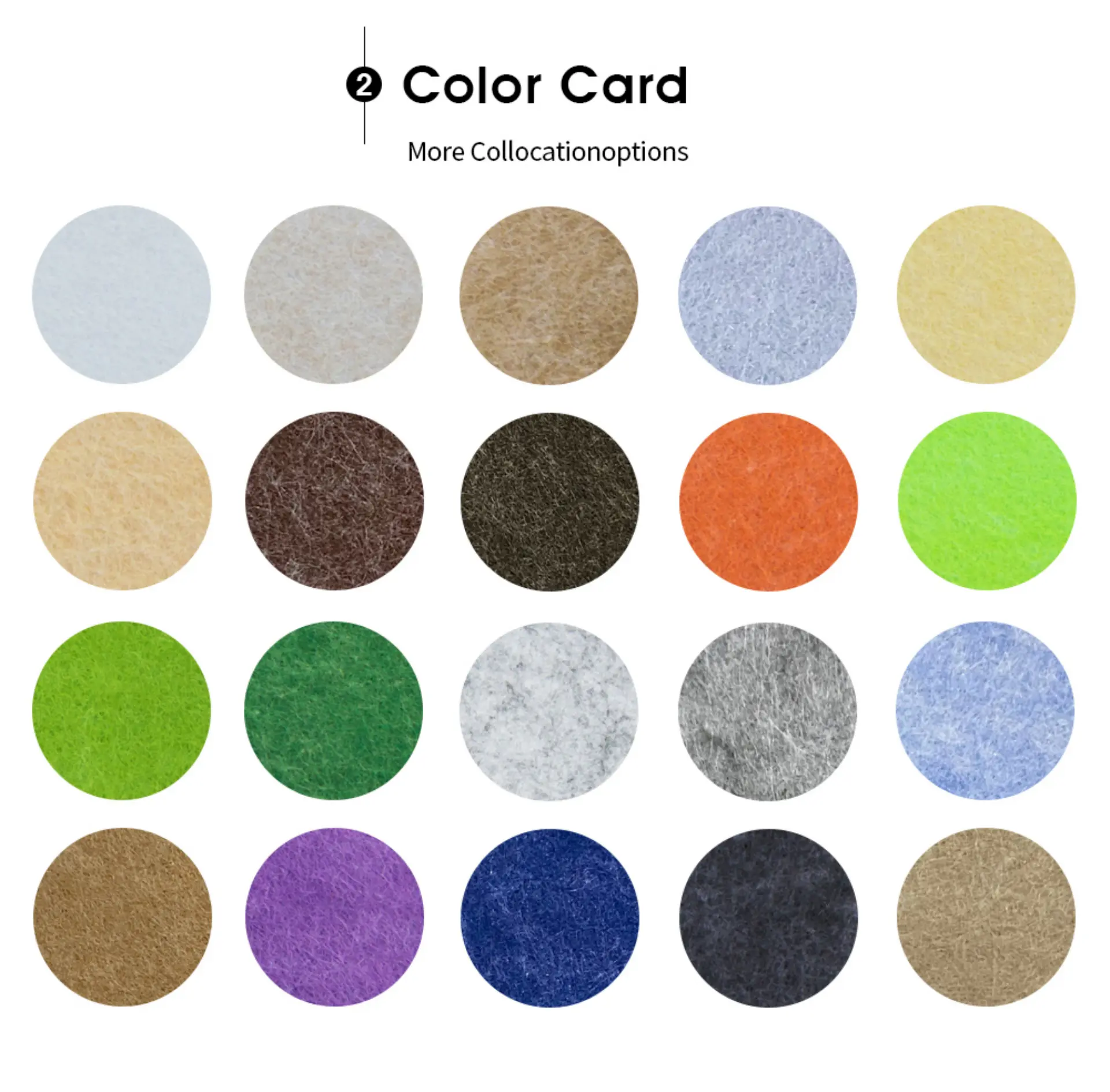 4polyester fiber color