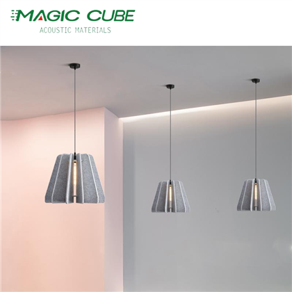 Illuminazione acustica in feltro PET
